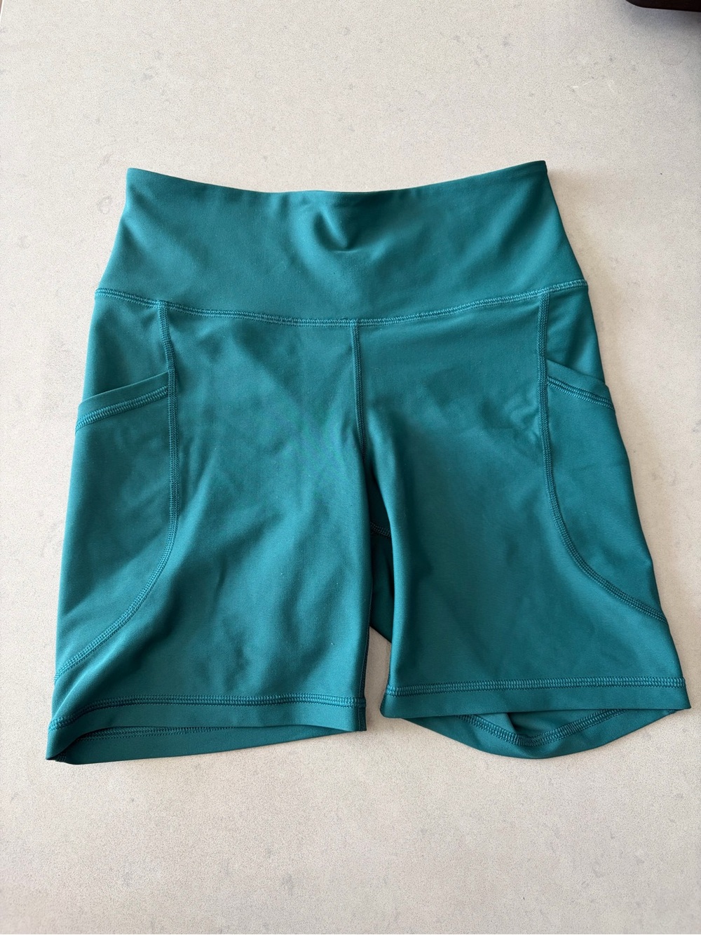Old Navy Teal Bike Shorts with Side Pockets